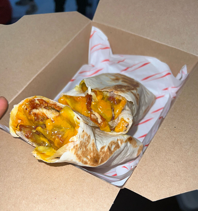 Chilli Chicken Curry Wrap 