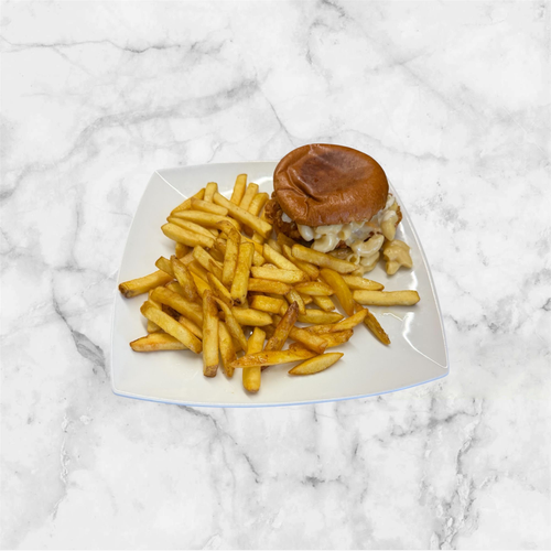 Spicy Chicken Mac With Fries 